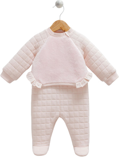 Conjunto de Invierno para Bebé Niña Rosa - Baby's Organic Wardrobe