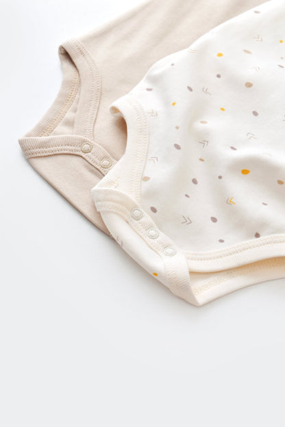 Conjunto de 2 bodies para Bébé - Baby's Organic Wardrobe