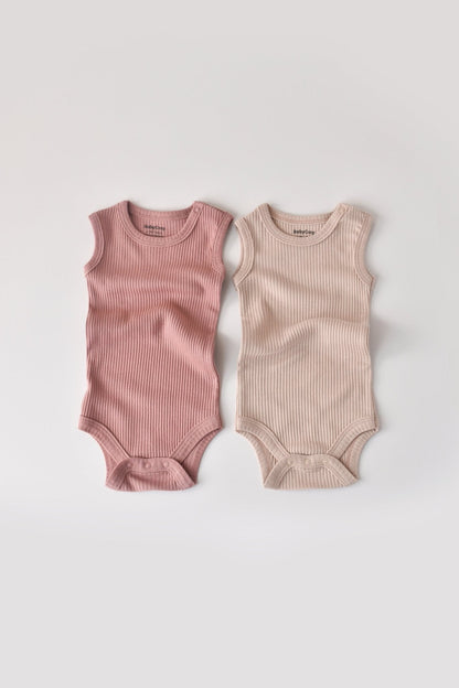 Conjunto de 2 Piezas sin mangas - Baby's Organic Wardrobe