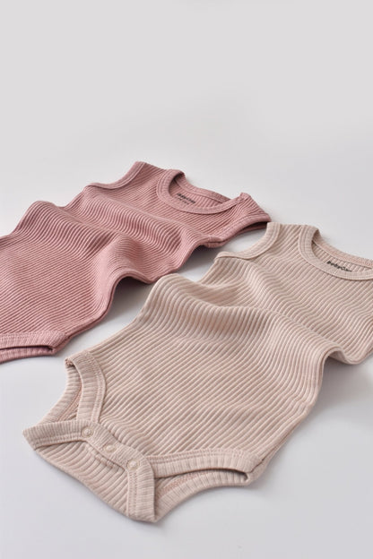 Conjunto de 2 Piezas sin mangas - Baby's Organic Wardrobe