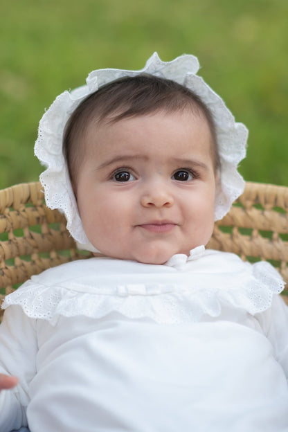 Conjunto Mono de bebé recién nacido Blanco Puro - Algodon Organica - Baby's Organic Wardrobe