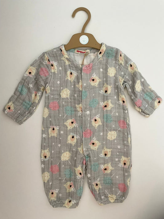 Palele de Muselina Orgánica - Pastel - Baby's Organic Wardrobe