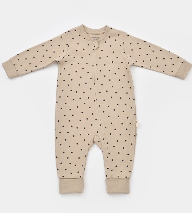 Pelele con Cierre - Diseño de puntos - Baby's Organic Wardrobe